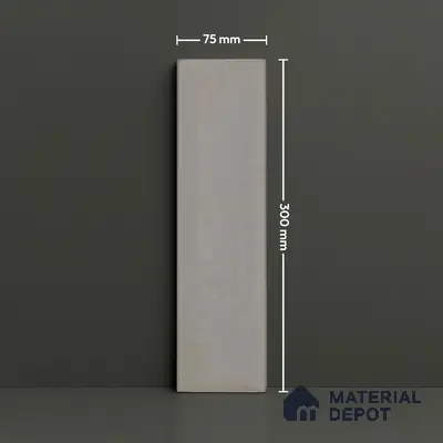 Subway Wall Tile TL 04966 N Cielo Shade 2 Paradise Gris 12 x 3 inch Ceramic Glossy Finish - 6.5 mm | Suitable for Highlighter Walls, Foyer, Bathroom, Kitchen Wall & Backsplashes