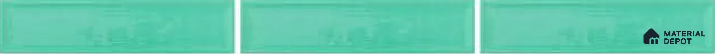 Subway Wall Tile TL 04966 O Cielo Shade 2 Oceana Atlantico 12 x 3 inch Ceramic Glossy Finish - 6.5 mm | Suitable for Highlighter Walls, Foyer, Bathroom, Kitchen Wall & Backsplashes