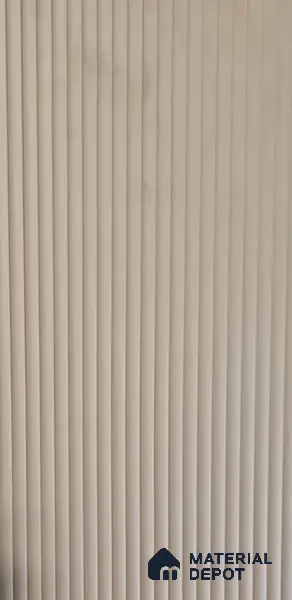Fluted Beige Fluted Solid Color LM 25061 8 ft x 4 ft Texture Finish Decorative Laminate - 1 mm | Suitable for TV Unit,Wardrobe, Kitchen Cabinets