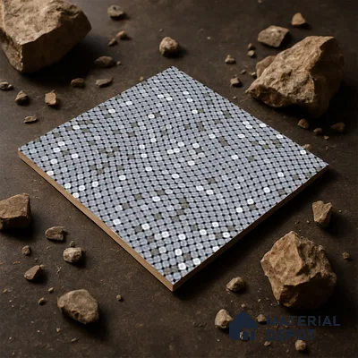 Parking Floor Tile TL 07564 Phantom Veil | 16 x 16 inch | Anti Skid Matte Finish Heavy Duty Vitrified Tile - 12 mm | Suitable For High Traffic Areas, Terrace, Balcony | Pattern Alignment May Vary | 2-3 mm Spacer is Mandatory