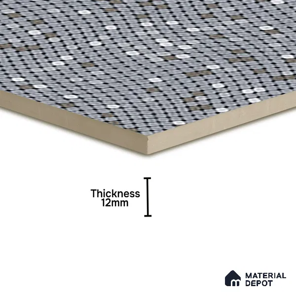 Parking Floor Tile TL 07564 Phantom Veil | 16 x 16 inch | Anti Skid Matte Finish Heavy Duty Vitrified Tile - 12 mm | Suitable For High Traffic Areas, Terrace, Balcony | Pattern Alignment May Vary | 2-3 mm Spacer is Mandatory