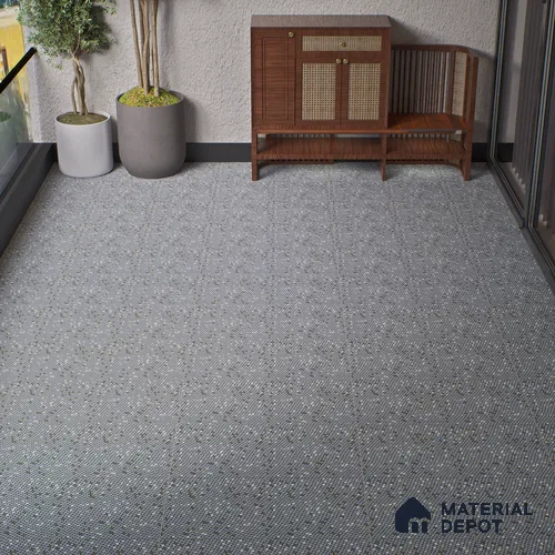 Parking Floor Tile TL 07564 Phantom Veil | 16 x 16 inch | Anti Skid Matte Finish Heavy Duty Vitrified Tile - 12 mm | Suitable For High Traffic Areas, Terrace, Balcony | Pattern Alignment May Vary | 2-3 mm Spacer is Mandatory