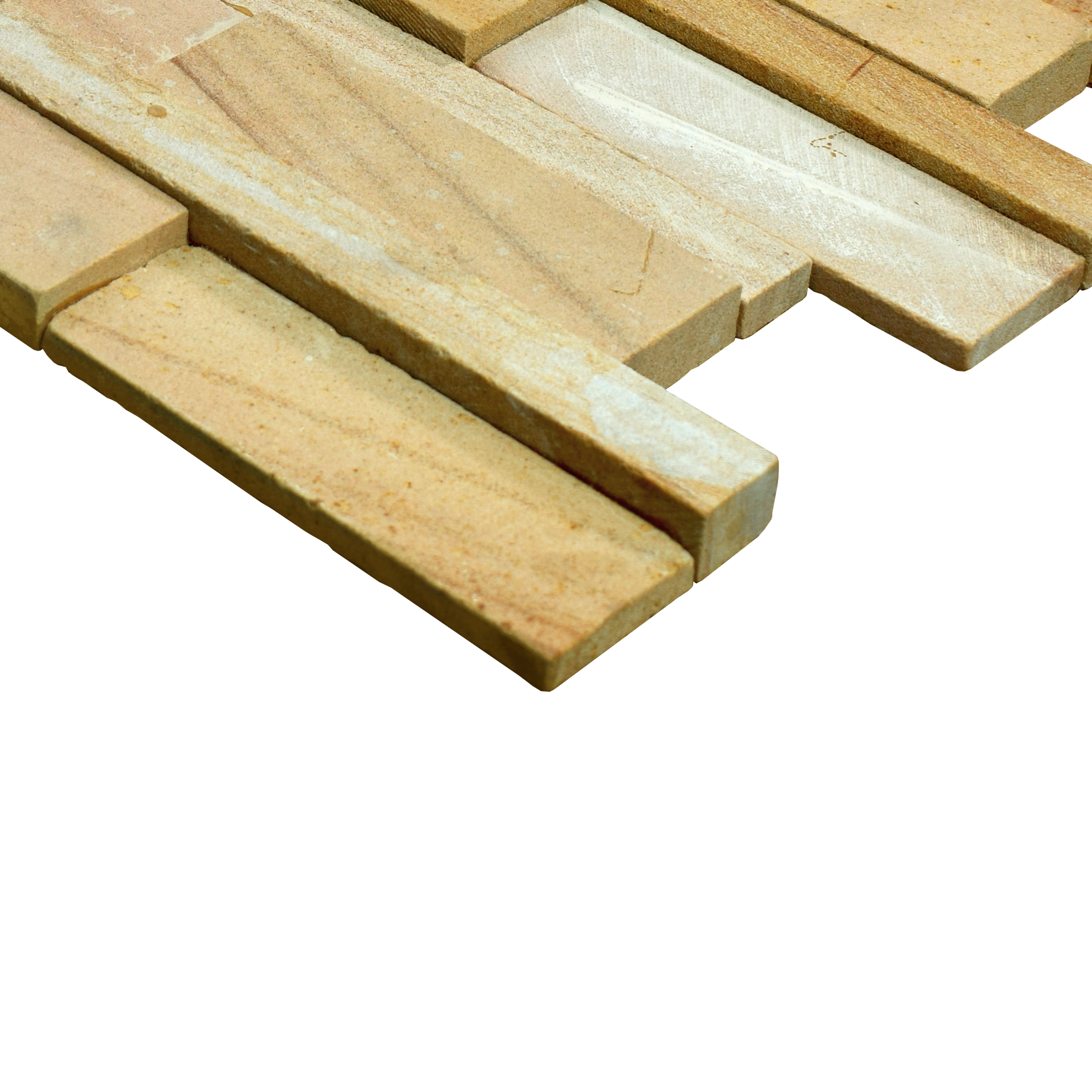 WL 00115 Pine Wood 600 x 150 mm Natural Stone Wall Cladding |  Stone is a Natural Product, Please Expect Variation in Shades