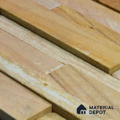 WL 00115 Pine Wood 600 x 150 mm Natural Stone Wall Cladding |  Stone is a Natural Product, Please Expect Variation in Shades