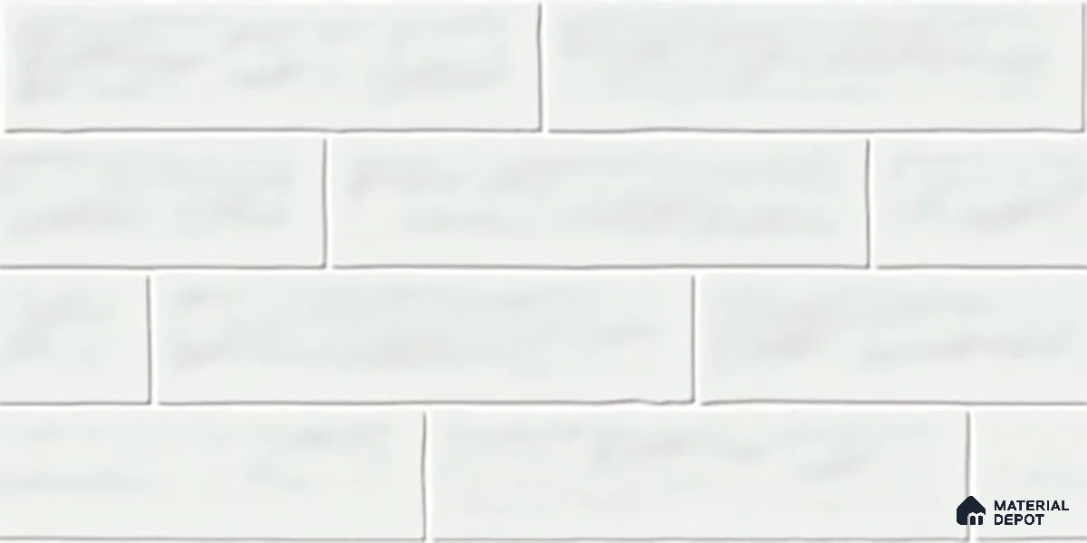 Faux Subway Wall Tile TL 06556 C Cluster Mint 2 ft x 1 ft Ceramic Glossy Finish - 8 mm | Suitable for Kitchen, Bathroom, Dining Area | Please Expect a Slight Variation of Pattern