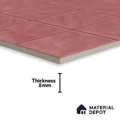 Highlighter Wall Tile TL 06553 B Dove Pink 2 ft x 1 ft Ceramic Glossy Finish - 8 mm | Suitable for Living Room, Kitchen & Bathroom (Sample)