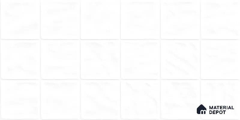 Plain Wall Tile TL 06553 D Dove Super White 2 ft x 1 ft Ceramic Glossy Finish - 8 mm | Suitable for Living Room, Kitchen & Bathroom