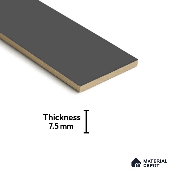 Subway Wall Tile TL 04968 E El Cielo Plain Misty Axelle 12 x 4 inch Ceramic Matte Finish - 7.5 mm | Suitable for Highlighter Walls, Foyer, Bathroom, Kitchen Wall & Backsplashes