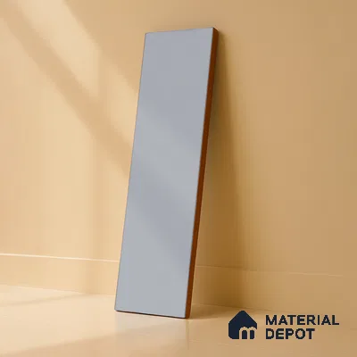 Subway Wall Tile TL 04968 F El Cielo Plain Grey Nashville 12 x 4 inch Ceramic Matte Finish - 7.5 mm | Suitable for Highlighter Walls, Foyer, Bathroom, Kitchen Wall & Backsplashes (Sample)