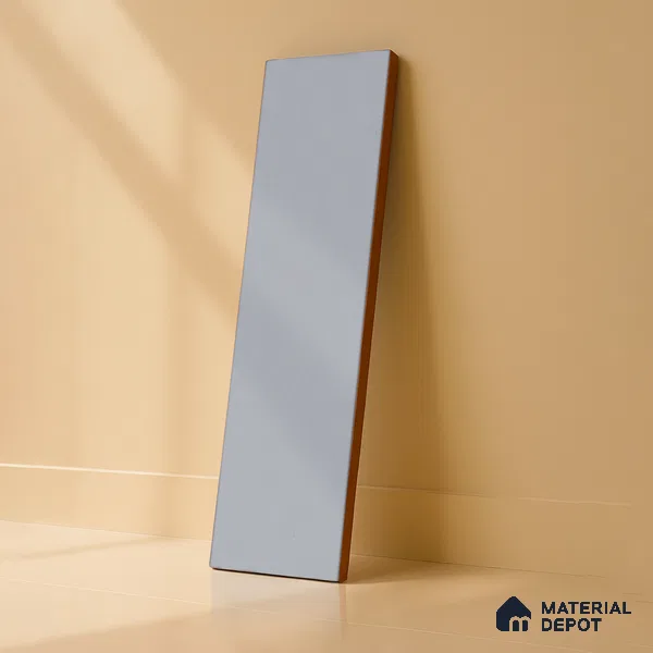 Subway Wall Tile TL 04968 F El Cielo Plain Grey Nashville 12 x 4 inch Ceramic Matte Finish - 7.5 mm | Suitable for Highlighter Walls, Foyer, Bathroom, Kitchen Wall & Backsplashes (Sample)