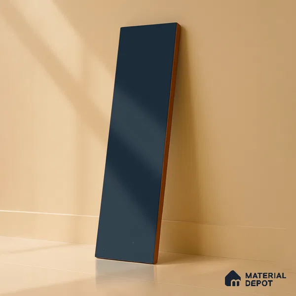 Subway Wall Tile TL 04968 G El Cielo Plain Deep Blue Lagoon 12 x 4 inch Ceramic Matte Finish - 7.5 mm | Suitable for Highlighter Walls, Foyer, Bathroom, Kitchen Wall & Backsplashes (Sample)