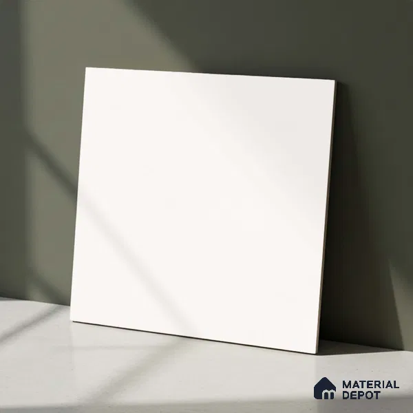 Cement Wall & Floor Tile TL 05340 D Neutra Alison Silver 2 ft x 2 ft Vitrified Matte Finish - 9 mm | Suitable for Bedroom, Balcony, Foyer, Dining