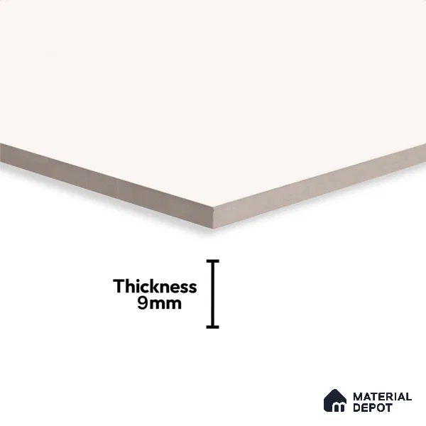Cement Wall & Floor Tile TL 05340 D Neutra Alison Silver 2 ft x 2 ft Vitrified Matte Finish - 9 mm | Suitable for Bedroom, Balcony, Foyer, Dining