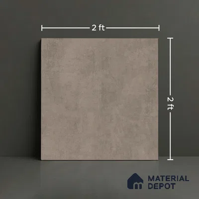 Cement Wall & Floor Tile TL 05340 E Neutra Alison Blitz 2 ft x 2 ft Vitrified Matte Finish - 9 mm | Suitable for Bedroom, Balcony, Foyer, Dining (Sample)