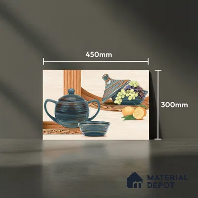 TL 01769 B KT 1 Kettle Cream 18 x 12 inch Glossy Finish Ceramic Wall Tile - 7 mm