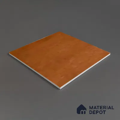 Stone Floor Tile TL 05343 B Strada Caramel Brown 16 inch x 16 inch Vitrified Punch Matte Finish - 12 mm | Suitable for Parking, Balcony, Courtyard, Patio, Terrace | Pattern Alignment May Vary | 2-3 mm Spacer is Mandatory