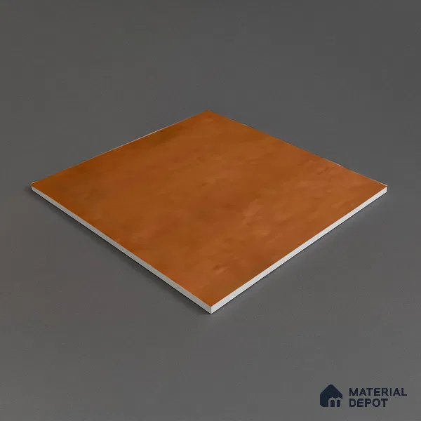 Stone Floor Tile TL 05343 B Strada Caramel Brown 16 inch x 16 inch Vitrified Punch Matte Finish - 12 mm | Suitable for Parking, Balcony, Courtyard, Patio, Terrace | Pattern Alignment May Vary | 2-3 mm Spacer is Mandatory