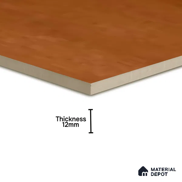 Stone Floor Tile TL 05343 B Strada Caramel Brown 16 inch x 16 inch Vitrified Punch Matte Finish - 12 mm | Suitable for Parking, Balcony, Courtyard, Patio, Terrace | Pattern Alignment May Vary | 2-3 mm Spacer is Mandatory