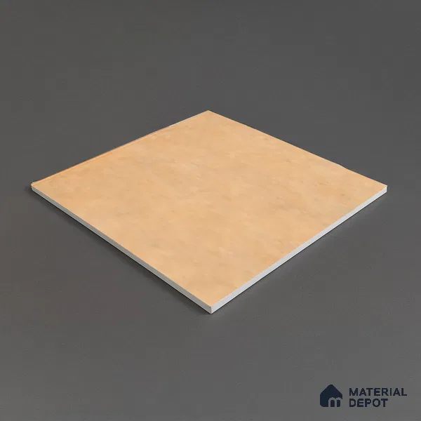 Stone Floor Tile TL 05343 Strada Caramel Beige 16 inch x 16 inch Vitrified Punch Matte Finish - 12 mm | Suitable for Parking, Balcony, Courtyard, Patio, Terrace | Pattern Alignment May Vary | 2-3 mm Spacer is Mandatory
