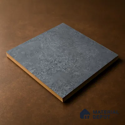 Stone Floor Tile TL 05344 Strada Garnier Gris 16 inch x 16 inch Vitrified Plain Matte Finish - 12 mm | Suitable for Parking, Balcony, Courtyard, Patio, Terrace | Pattern Alignment May Vary | 2-3 mm Spacer is Mandatory (Sample)
