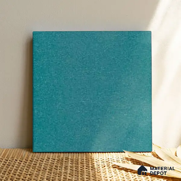 Stone Floor & Wall Tile TL 05446 E Jewel Aqua Teal 1 ft x 1 ft Ceramic Matte Finish - 7.5 mm | Suitable for Bathroom, Terrace & Balcony