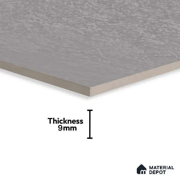 Punch Floor & Wall Tile TL 06137 B Rock Lapatto Grey 4 ft x 2 ft | Lappato Matte Finish Full Body Vitrified Tile - 9 mm | Ideal For Living Room, Bedroom, Bathroom, Kitchen (Sample)