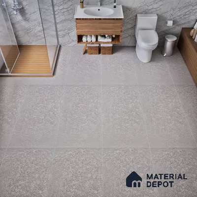 Punch Floor & Wall Tile TL 06137 B Rock Lapatto Grey 4 ft x 2 ft | Lappato Matte Finish Full Body Vitrified Tile - 9 mm | Ideal For Living Room, Bedroom, Bathroom, Kitchen (Sample)