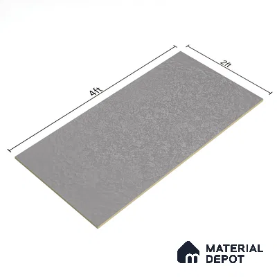 Punch Floor & Wall Tile TL 06137 B Rock Lapatto Grey 4 ft x 2 ft | Lappato Matte Finish Full Body Vitrified Tile - 9 mm | Ideal For Living Room, Bedroom, Bathroom, Kitchen (Sample)