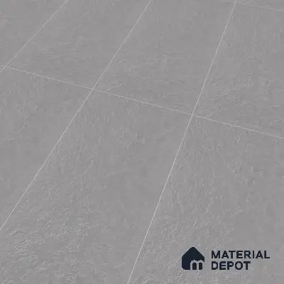 Punch Floor & Wall Tile TL 06137 C Rock Natural Grey 4 ft x 2 ft | Rock Matte Finish Full Body Vitrified Tile - 9 mm | Ideal For Living Room, Bedroom, Bathroom, Kitchen