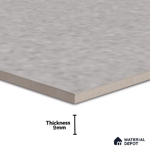 Terrazzo Floor & Wall Tile TL 06137 D S&P Grey 4 ft x 2 ft Vitrified Matte Finish - 9 mm | Ideal For Living Room, Bedroom, Bathroom, Kitchen
