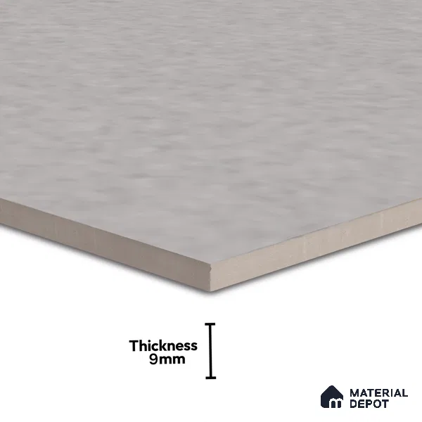 Terrazzo Floor & Wall Tile TL 06137 E S&P Grey 4 ft x 2 ft Vitrified Glossy Finish - 9 mm | Ideal For Living Room, Bedroom, Bathroom, Kitchen (Sample)