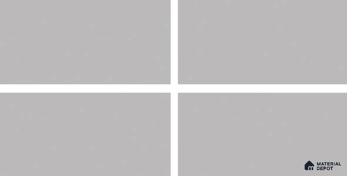 Plain Floor & Wall Tile TL 06137 Grey Plain 4 ft x 2 ft Vitrified Matte Finish - 9 mm | Ideal For Living Room, Bedroom, Bathroom, Kitchen