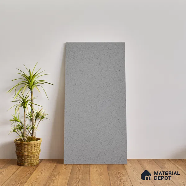 Terrazzo Floor & Wall Tile TL 06138 B S&P Grigio 4 ft x 2 ft Vitrified Matte Finish - 9 mm | Ideal For Living Room, Bedroom, Bathroom, Kitchen (Sample)