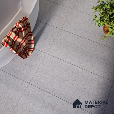 Terrazzo Floor & Wall Tile TL 06138 B S&P Grigio 4 ft x 2 ft Vitrified Matte Finish - 9 mm | Ideal For Living Room, Bedroom, Bathroom, Kitchen (Sample)