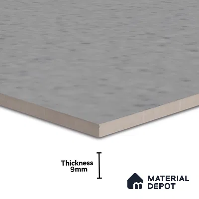 Terrazzo Floor & Wall Tile TL 06138 C S&P Grigio 4 ft x 2 ft Vitrified Glossy Finish - 9 mm | Ideal For Living Room, Bedroom, Bathroom, Kitchen (Sample)