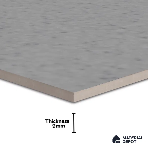 Terrazzo Floor & Wall Tile TL 06138 C S&P Grigio 4 ft x 2 ft Vitrified Glossy Finish - 9 mm | Ideal For Living Room, Bedroom, Bathroom, Kitchen (Sample)