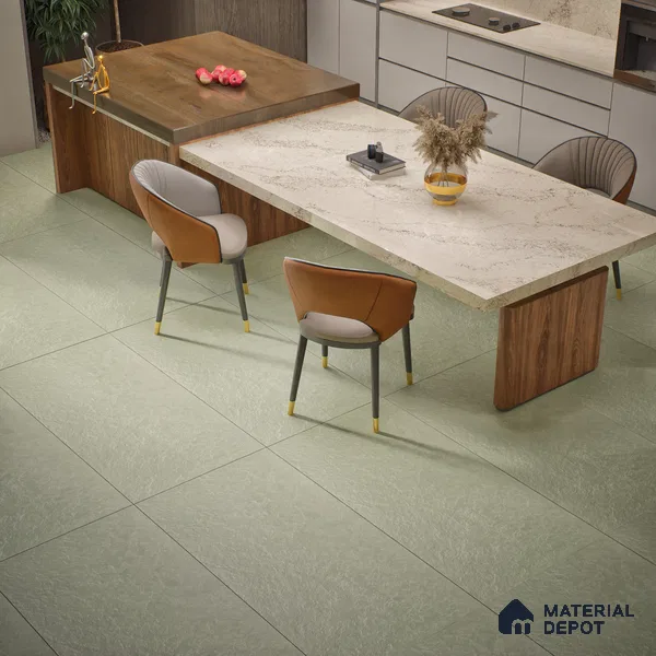 Punch Floor & Wall Tile TL 06139 C Rock Natural Kota 4 ft x 2 ft | Rock Matte Finish Full Body Vitrified Tile - 9 mm | Ideal For Living Room, Bedroom, Bathroom, Kitchen (Sample)