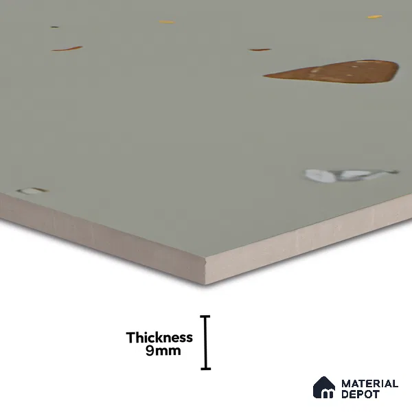 Terrazzo Floor & Wall Tile TL 06139 D Terrazzo Kota 4 ft x 2 ft Vitrified Matte Finish - 9 mm | Ideal For Living Room, Bedroom, Bathroom, Kitchen