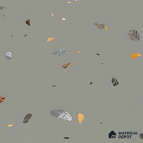 Terrazzo Floor & Wall Tile TL 06139 D Terrazzo Kota 4 ft x 2 ft Vitrified Matte Finish - 9 mm | Ideal For Living Room, Bedroom, Bathroom, Kitchen