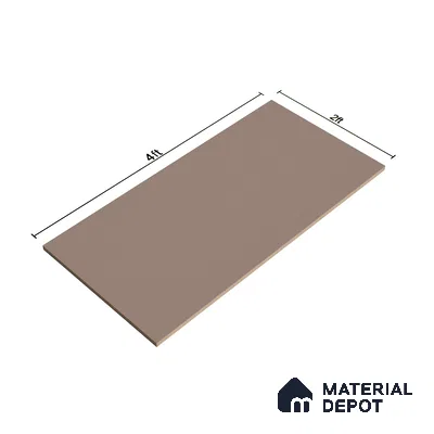 Terrazzo Floor & Wall Tile TL 06140 B S&P Mocha Matt 4 ft x 2 ft Vitrified Matte Finish - 9 mm | Ideal For Living Room, Bedroom, Bathroom, Kitchen (Sample)