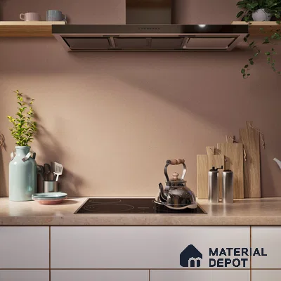 Terrazzo Floor & Wall Tile TL 06140 B S&P Mocha Matt 4 ft x 2 ft Vitrified Matte Finish - 9 mm | Ideal For Living Room, Bedroom, Bathroom, Kitchen (Sample)