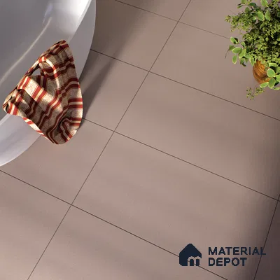 Terrazzo Floor & Wall Tile TL 06140 B S&P Mocha Matt 4 ft x 2 ft Vitrified Matte Finish - 9 mm | Ideal For Living Room, Bedroom, Bathroom, Kitchen (Sample)