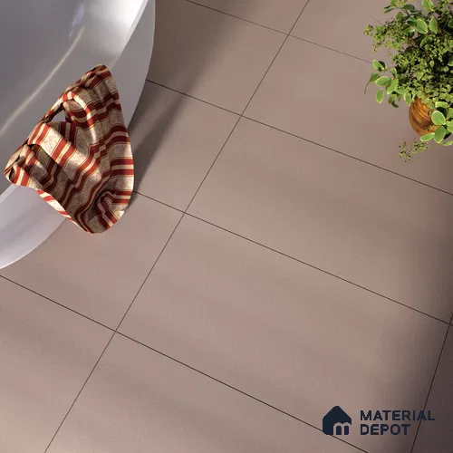 Terrazzo Floor & Wall Tile TL 06140 B S&P Mocha Matt 4 ft x 2 ft Vitrified Matte Finish - 9 mm | Ideal For Living Room, Bedroom, Bathroom, Kitchen
