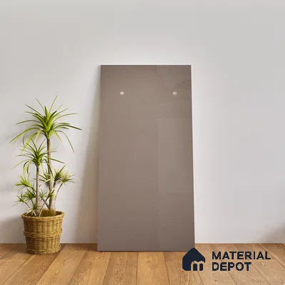 Terrazzo Floor & Wall Tile TL 06140 C S&P Mocha Polish 4 ft x 2 ft Vitrified Glossy Finish - 9 mm | Ideal For Living Room, Bedroom, Bathroom, Kitchen (Sample)