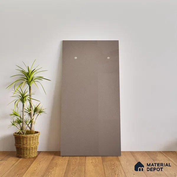 Terrazzo Floor & Wall Tile TL 06140 C S&P Mocha Polish 4 ft x 2 ft Vitrified Glossy Finish - 9 mm | Ideal For Living Room, Bedroom, Bathroom, Kitchen (Sample)