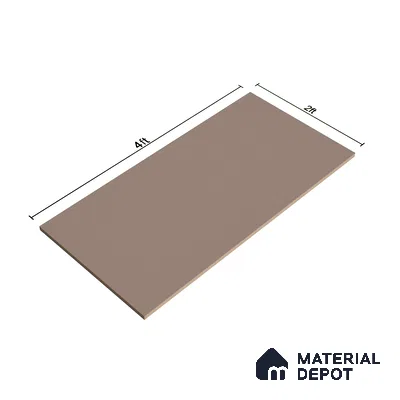 Terrazzo Floor & Wall Tile TL 06140 C S&P Mocha Polish 4 ft x 2 ft Vitrified Glossy Finish - 9 mm | Ideal For Living Room, Bedroom, Bathroom, Kitchen (Sample)
