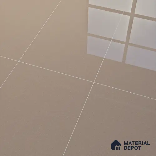 Terrazzo Floor & Wall Tile TL 06140 C S&P Mocha Polish 4 ft x 2 ft Vitrified Glossy Finish - 9 mm | Ideal For Living Room, Bedroom, Bathroom, Kitchen