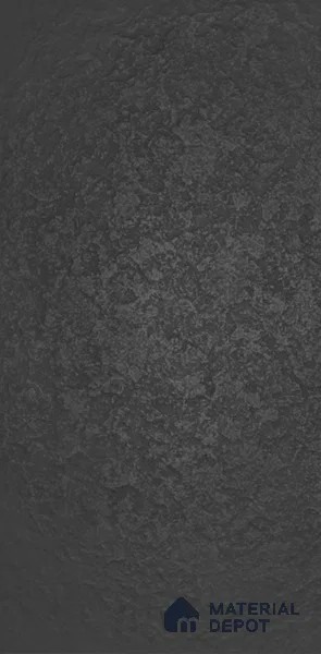 Punch Floor & Wall Tile TL 06141 B Rock Lapatto Nero 4 ft x 2 ft | Lappato Matte Finish Full Body Vitrified Tile - 9 mm | Ideal For Living Room, Bedroom, Bathroom, Kitchen