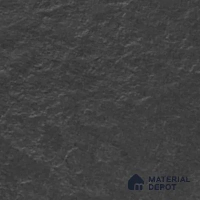 Punch Floor & Wall Tile TL 06141 C Rock Natural Nero 4 ft x 2 ft | Rock Matte Finish Full Body Vitrified Tile - 9 mm | Ideal For Living Room, Bedroom, Bathroom, Kitchen