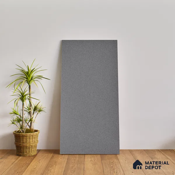 Terrazzo Floor & Wall Tile TL 06141 D S&P Nero 4 ft x 2 ft Vitrified Matte Finish - 9 mm | Ideal For Living Room, Bedroom, Bathroom, Kitchen (Sample)